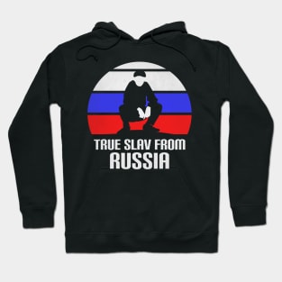 True slav from Russia - slav squat Hoodie